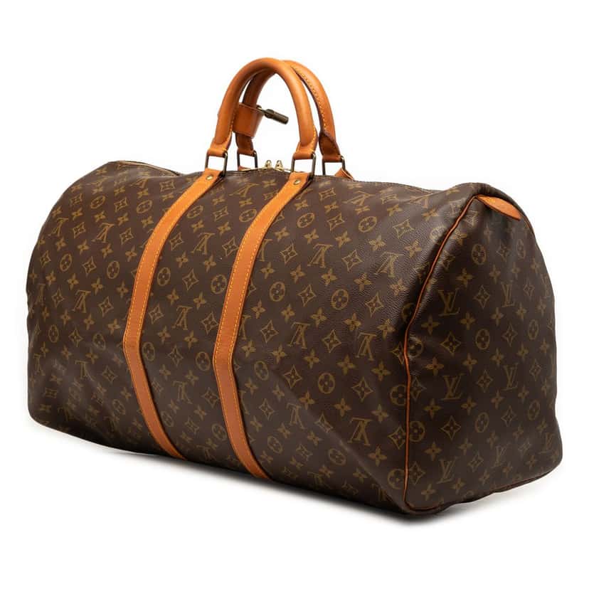 Louis Vuitton Monogram Keepall 55 Brown Very good condition - Back View