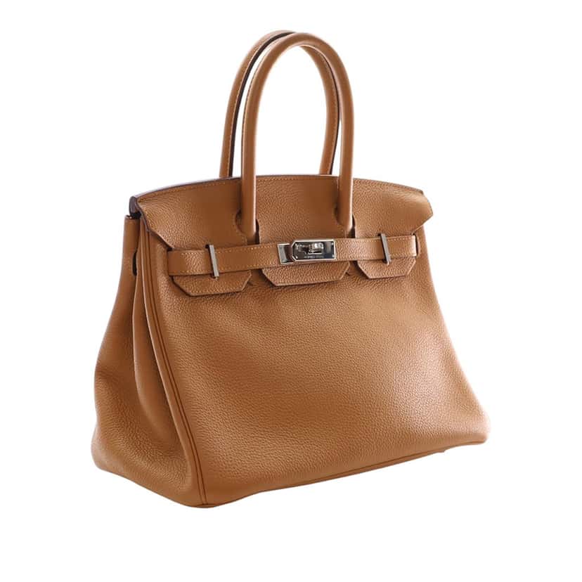 Hermès Togo Birkin Retourne 30 Brown Leather Very good condition - Back View