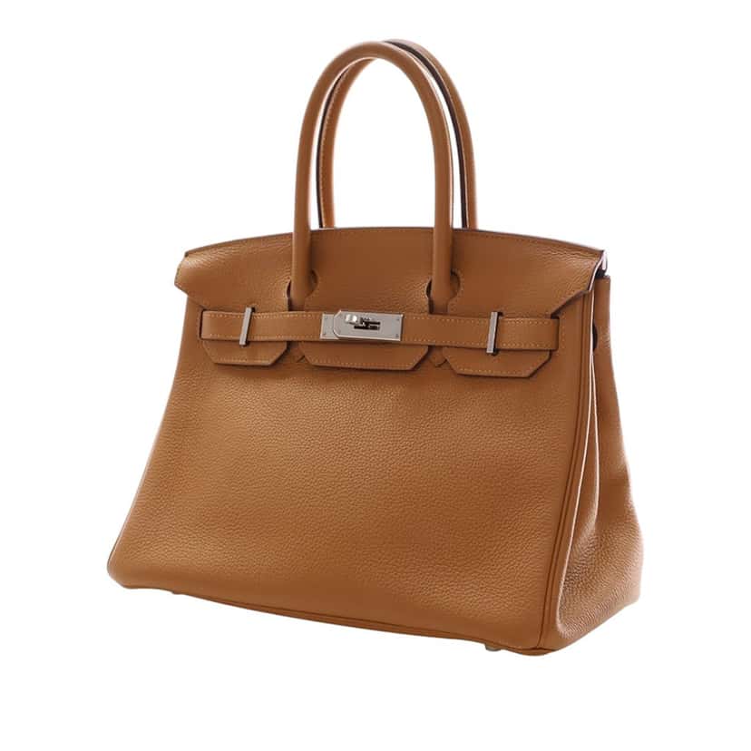 Hermès Togo Birkin Retourne 30 Brown Leather Very good condition - Inside View