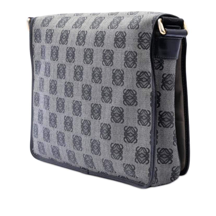 Loewe Anagram Coated Canvas Messenger Bag Other Very good condition - Back View