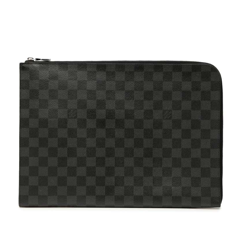 Louis Vuitton Damier Graphite Pochette Jour GM Black Very good condition - Front View