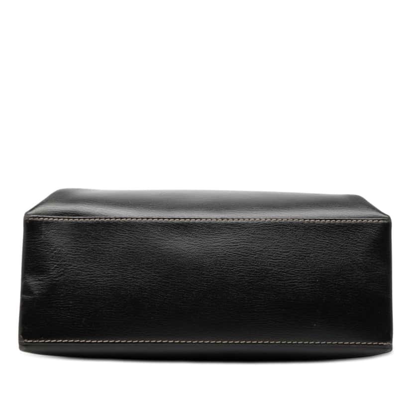LOEWE Bicolor Leather Velazquez Twist Top Handle Bag Black Leather Very good condition - Inside View