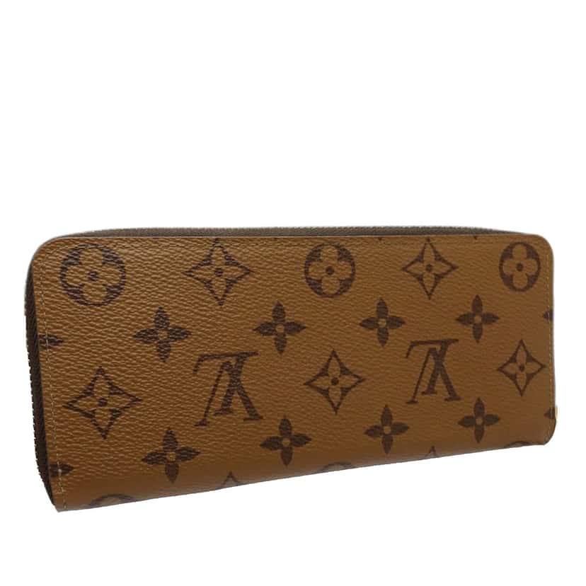 Louis Vuitton Monogram Reverse Clemence Long Wallet Brown Very good condition - Inside View