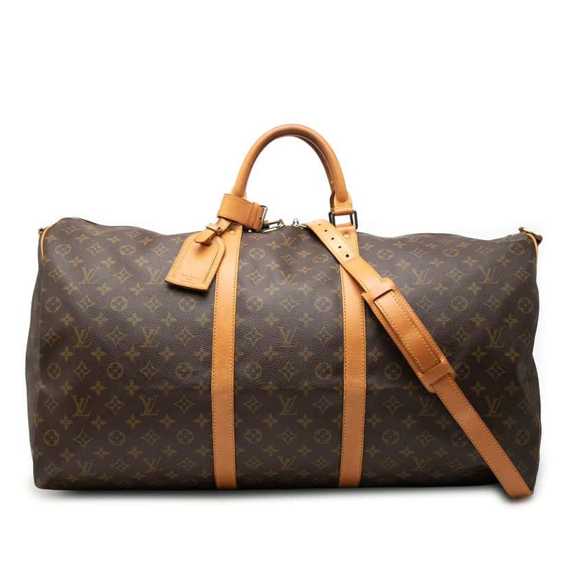 Louis Vuitton Monogram Keepall Bandouliere 60 Brown Very good condition - Front View