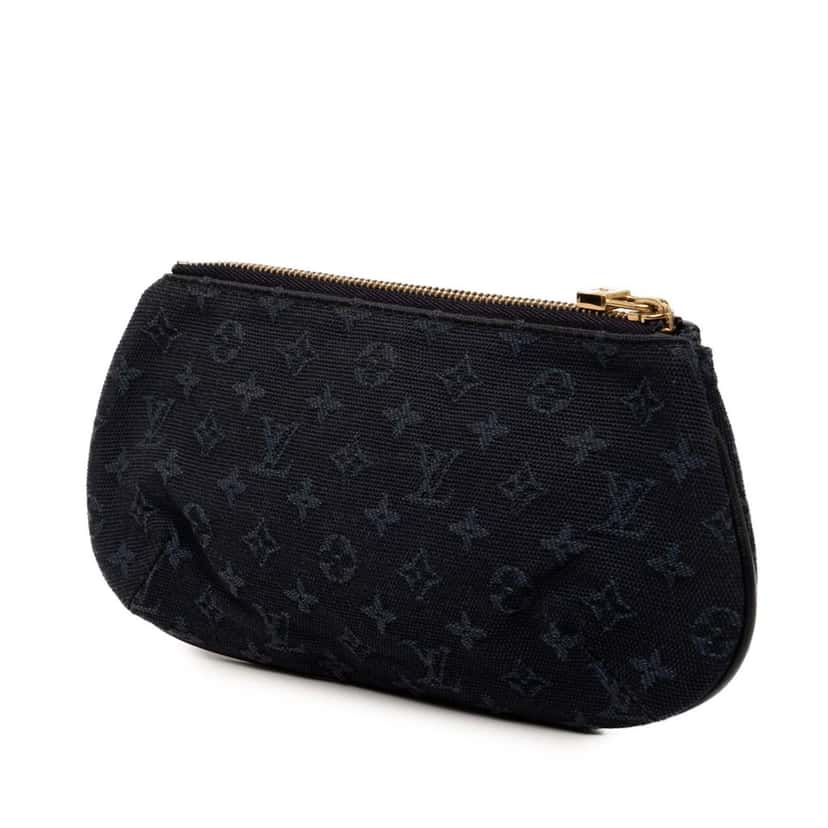 Louis Vuitton Monogram Mini Lin Anne Sophie Pouch Blue Very good condition - Back View