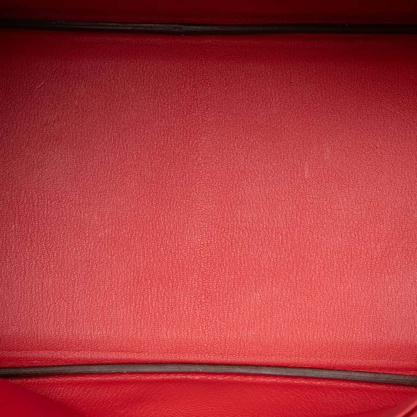 Hermès Epsom Birkin Retourne 35 Red Leather Very good condition - Model View