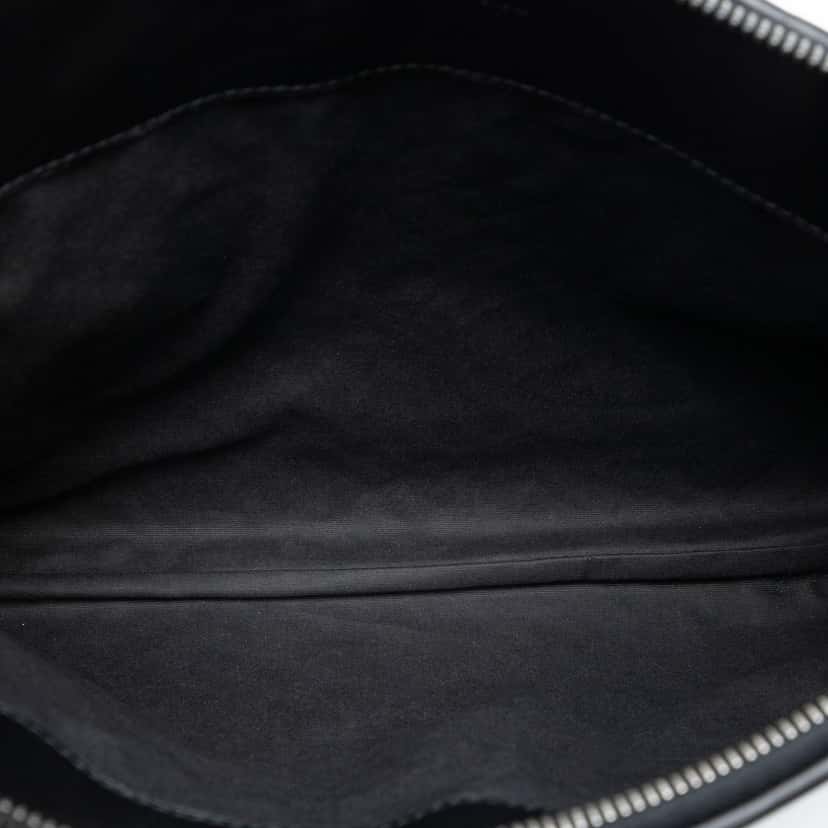 Bottega Veneta Large Nappa Intrecciato Zip Pouch Blue Leather Very good condition - Model View