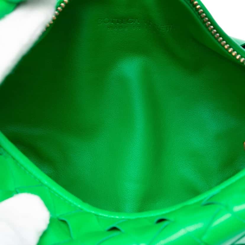 Bottega Veneta Mini Nappa Intrecciato Jodie Green Leather Very good condition - Model View