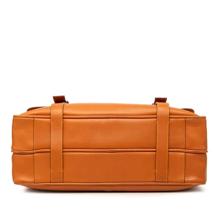 Prada Leather Business Bag Orange Leather Very good condition - Inside View