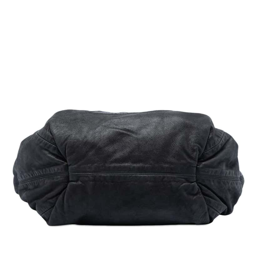 Chanel Lambskin Stretch Spirit Cabas Tote Black Leather Very good condition - Inside View