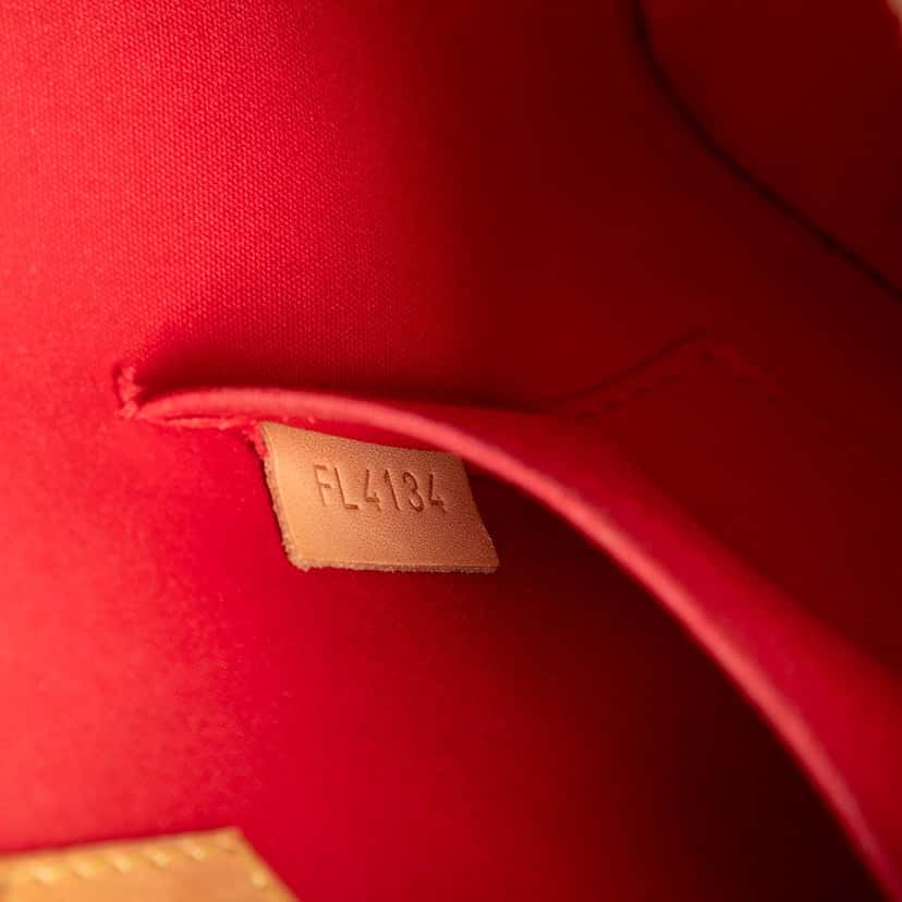 Louis Vuitton Monogram Vernis Alma BB Red Leather Very good condition - Box View