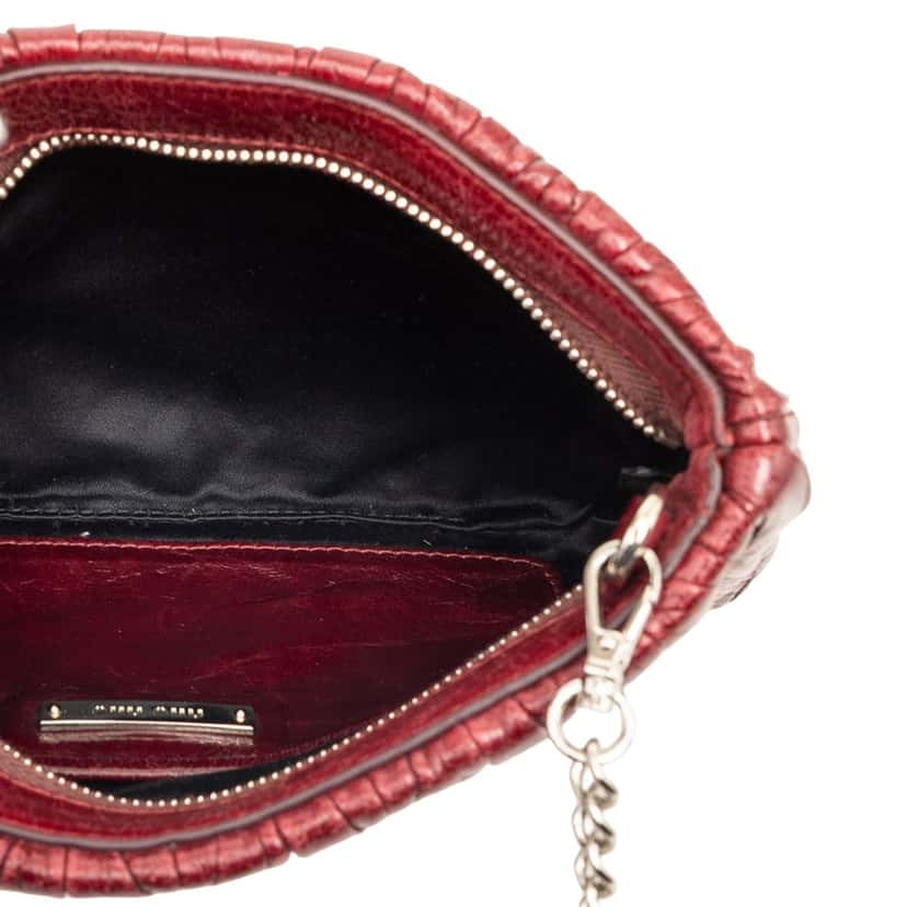 Miu Miu Matelasse Nappa Chain Crossbody Red Leather Very good condition - Model View
