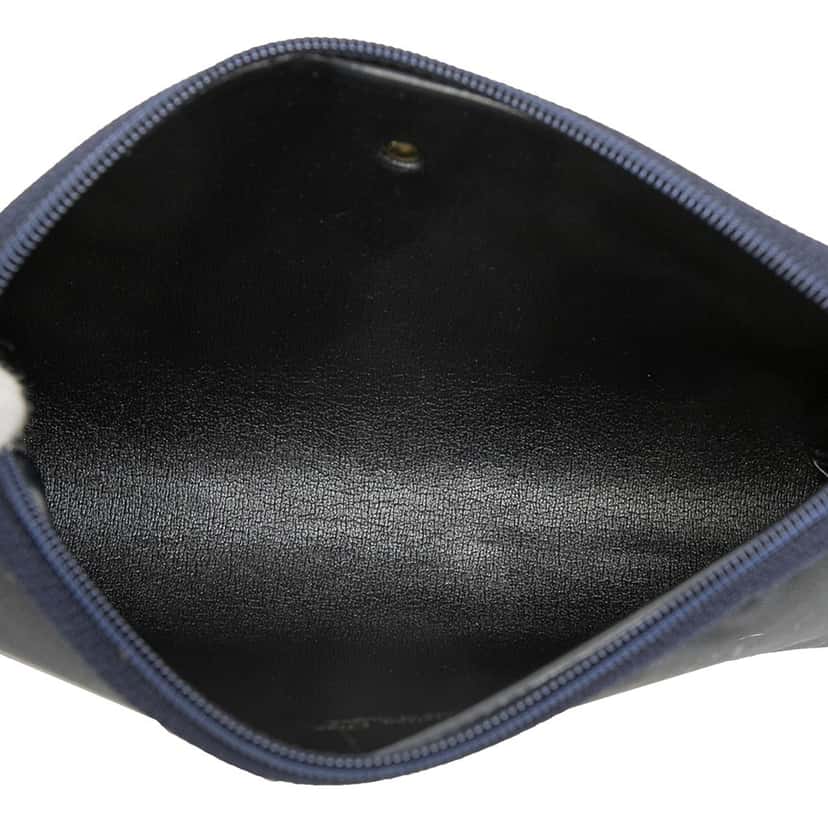 Dior Canvas Logo Pouch Blue Very good condition - Model View