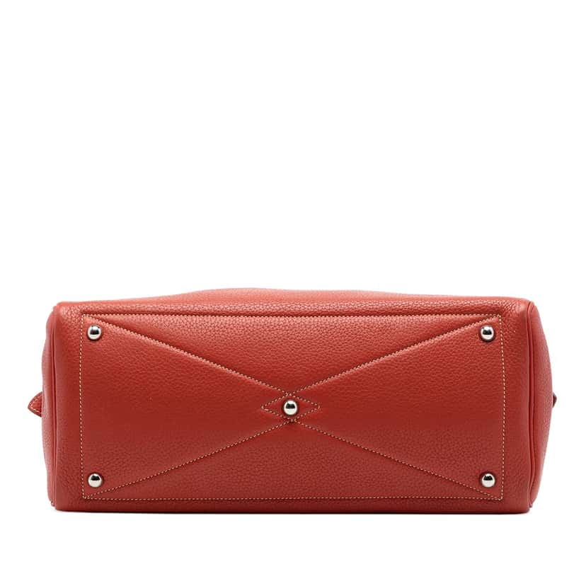 Hermès Clemence Victoria II 35 Red Leather Very good condition - Inside View