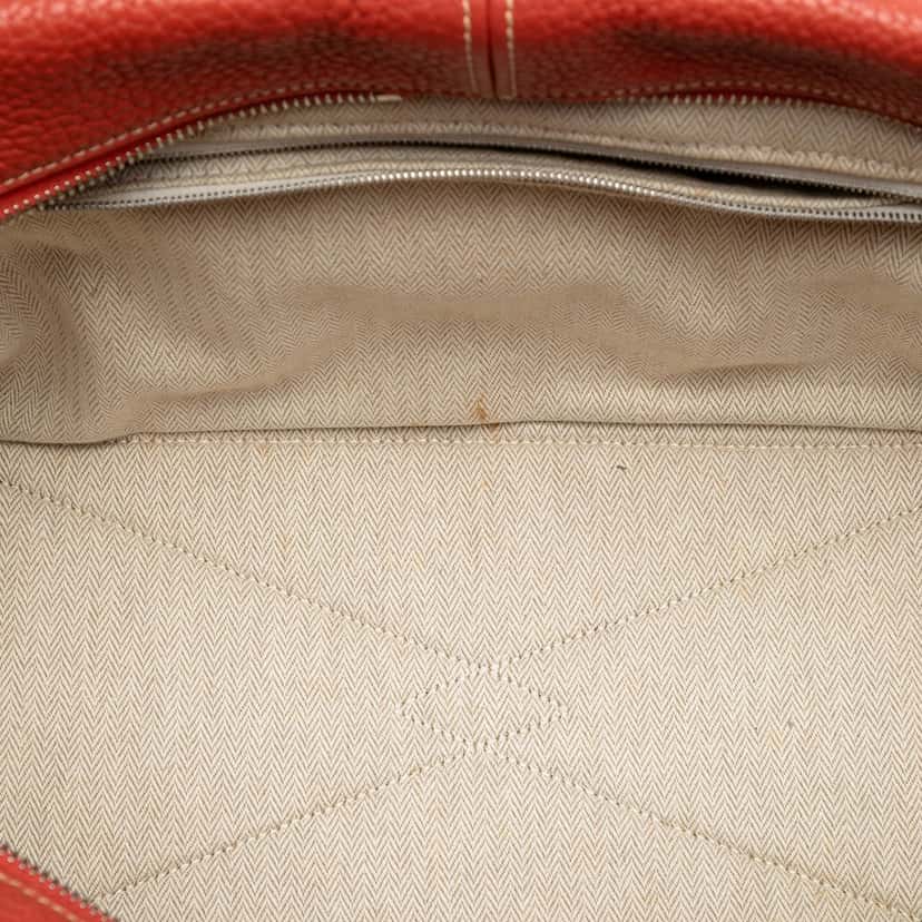 Hermès Clemence Victoria II 35 Red Leather Very good condition - Model View