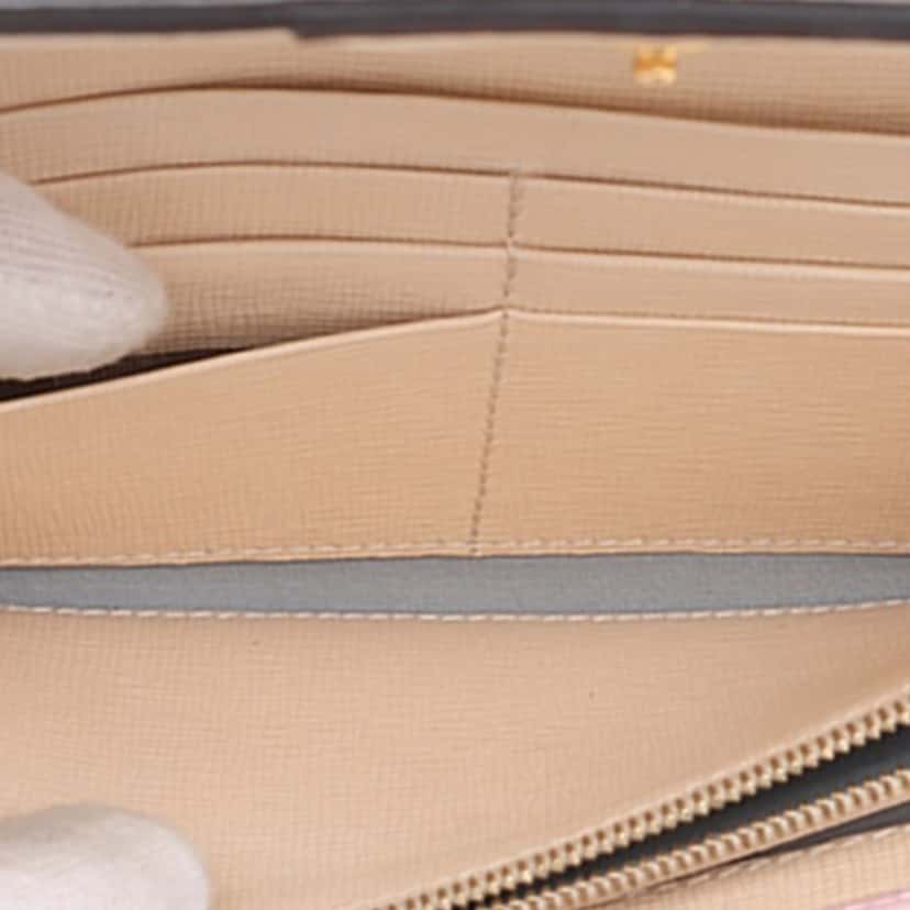 Fendi Studded Leather Monster Eyes Tube Wallet On Chain Pink Leather Very good condition - Box View