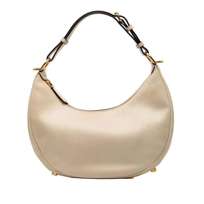 Fendi Small Leather Fendigraphy Hobo
