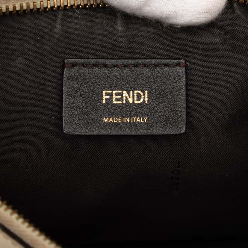 Fendi Small Leather Fendigraphy Hobo Brown Leather Very good condition - Box View