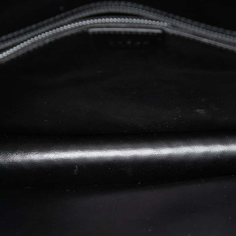Gucci Diamante Calfskin Business Bag Black Leather Very good condition - Model View