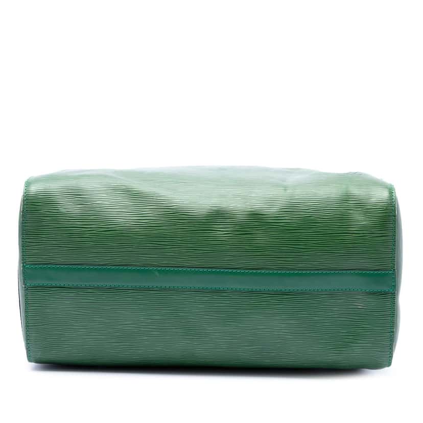 Louis Vuitton Epi Speedy 35 Green Leather Very good condition - Inside View