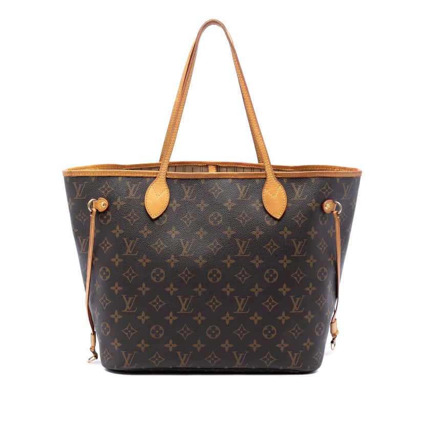 Louis Vuitton Monogram Neverfull MM Brown Very good condition - Front View