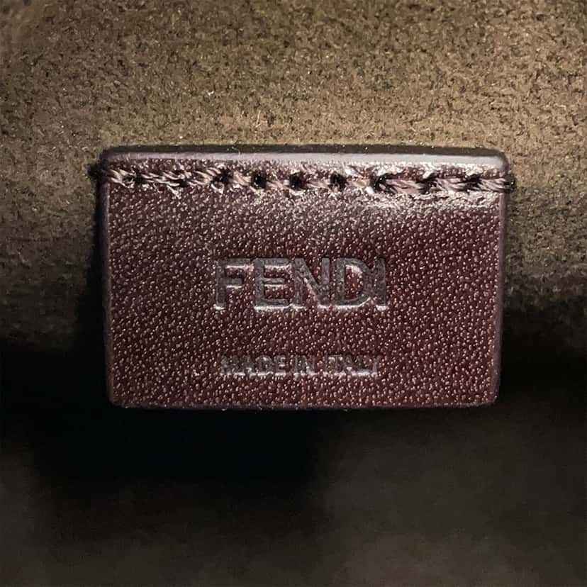 Fendi Zucca Coated Canvas Caramella Candy Camera Bag Brown Very good condition - Box View