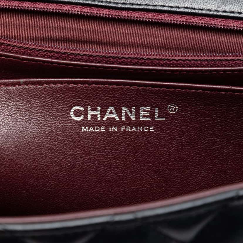 Chanel Jumbo Classic Lambskin Single Flap Black Leather Very good condition - Box View