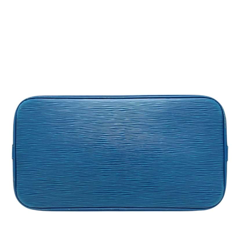 Louis Vuitton Epi Alma PM Blue Leather Very good condition - Back View