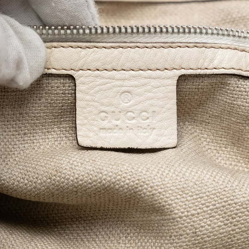 Gucci Medium GG Canvas Icon Bit Tote Beige Very good condition - Box View