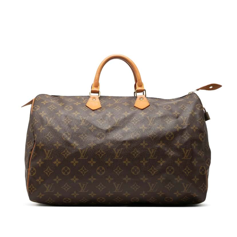 Louis Vuitton Monogram Speedy 40 Brown Very good condition - Front View