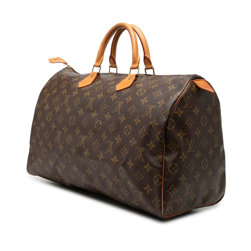 Louis Vuitton Monogram Speedy 40 Brown Very good condition - Back View