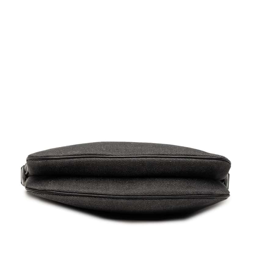 Gucci Denim Web Shoulder Bag Black Very good condition - Inside View