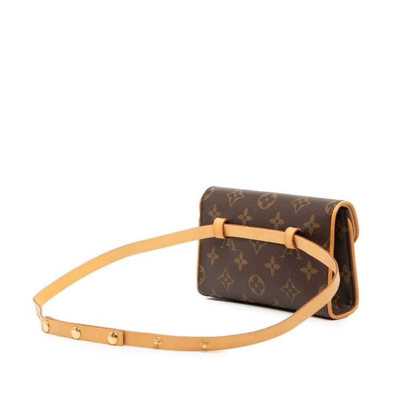 Louis Vuitton Monogram Pochette Florentine Brown Very good condition - Back View
