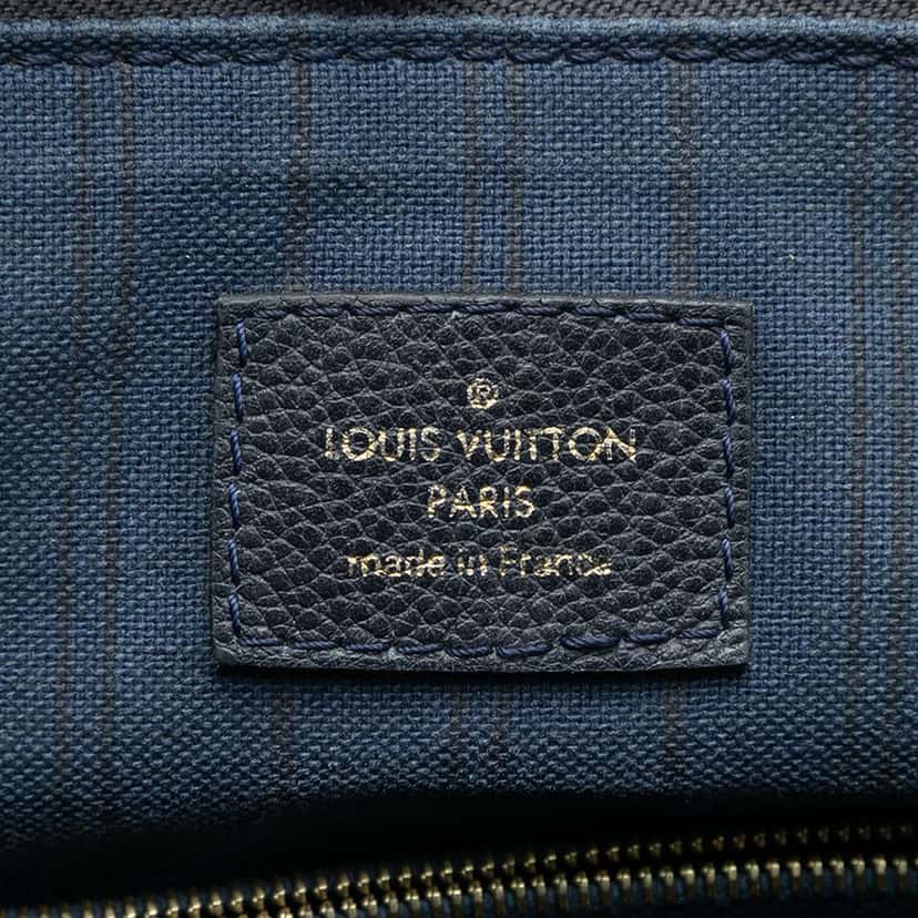 Louis Vuitton Monogram Empreinte Lumineuse PM Blue Leather Very good condition - Box View