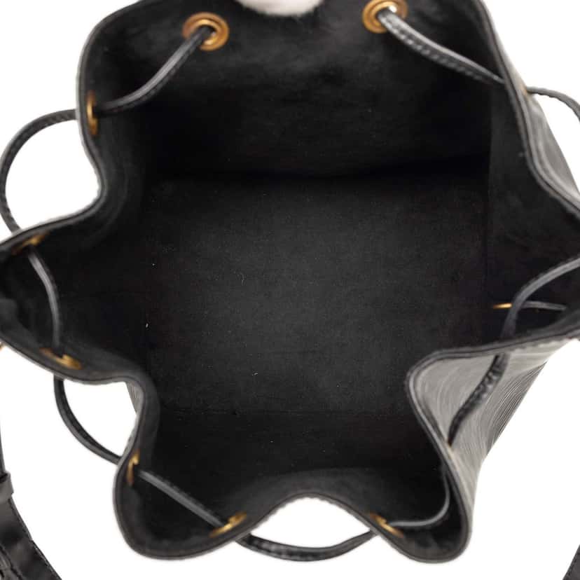 Louis Vuitton Epi Petit Noe Black Leather Good condition - Model View