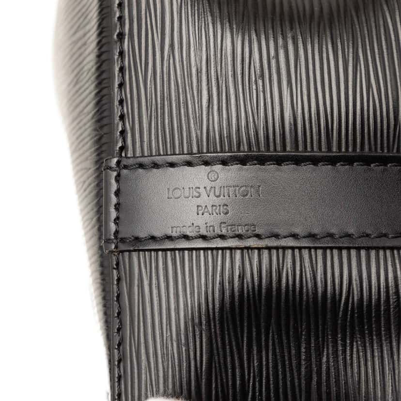 Louis Vuitton Epi Petit Noe Black Leather Good condition - Box View