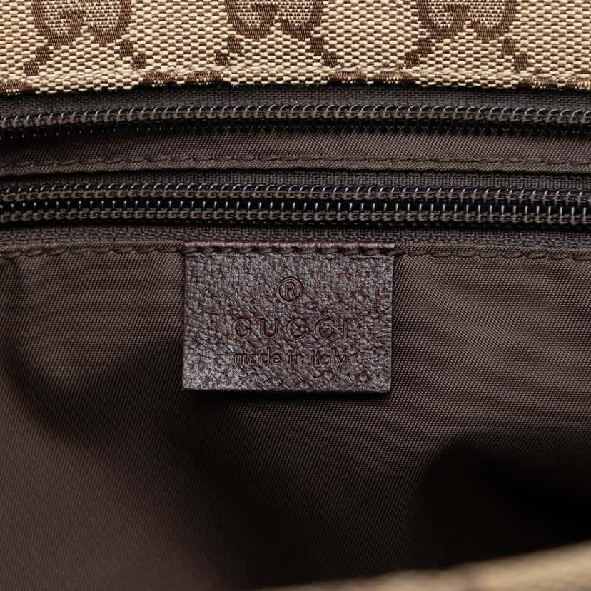 Gucci GG Canvas Web Tote Beige Very good condition - Box View