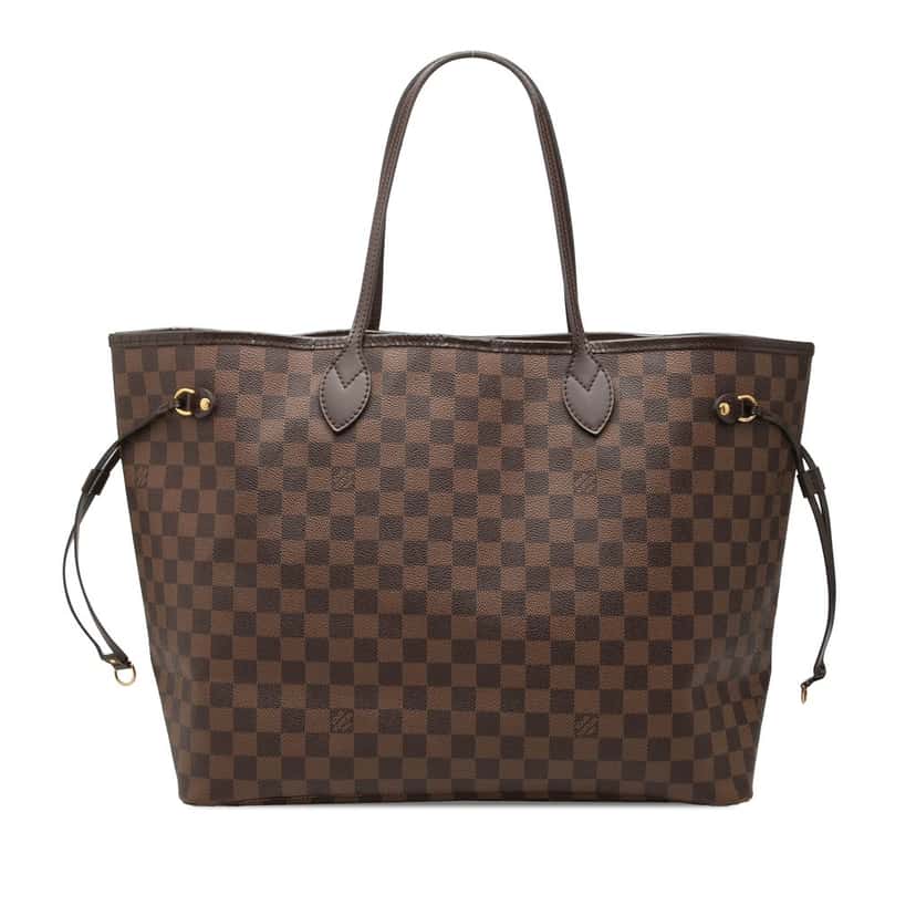 Louis Vuitton Damier Ebene Neverfull GM Brown Very good condition - Front View