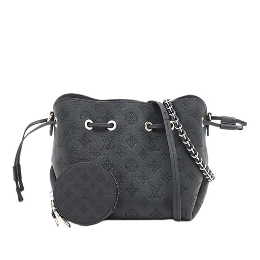 Louis Vuitton Monogram Mahina Bella Black Leather Very good condition - Front View