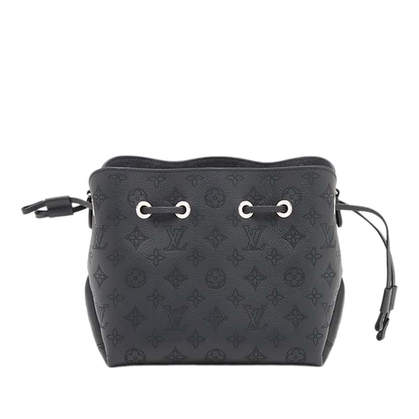 Louis Vuitton Monogram Mahina Bella Black Leather Very good condition - Back View
