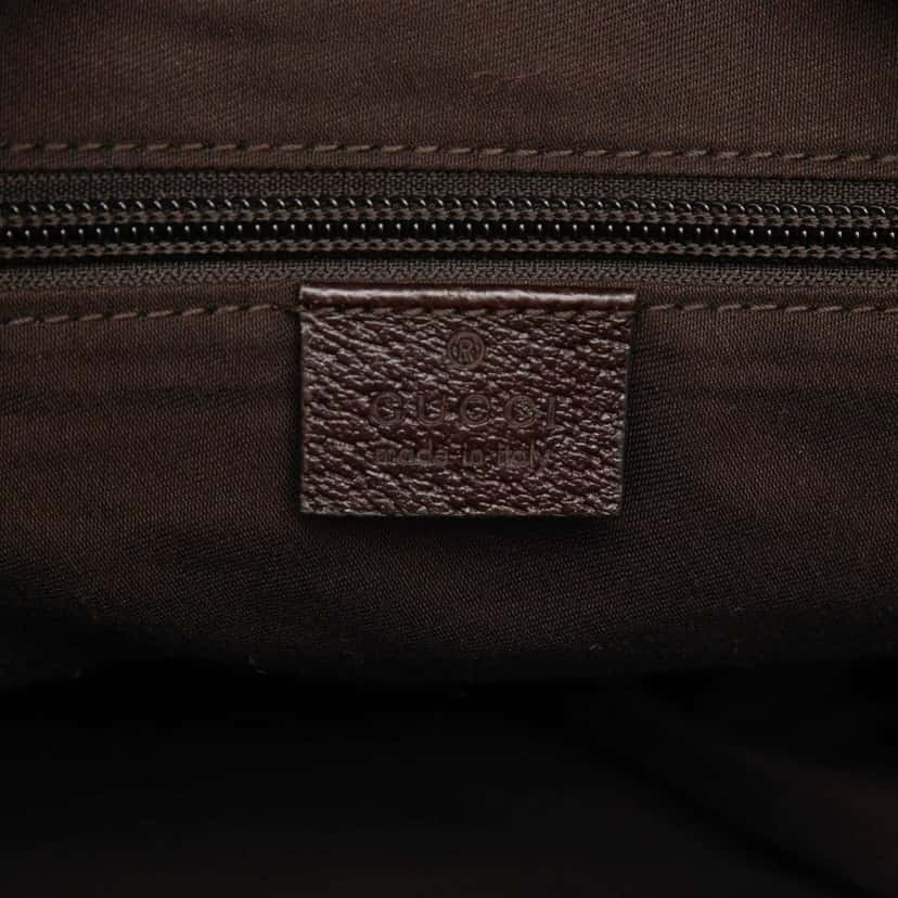 Gucci GG Canvas Web Duffle Bag Beige Very good condition - Box View