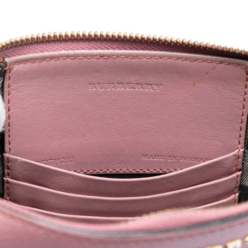 Burberry Leather Peyton Crossbody Pink Leather Very good condition - Box View