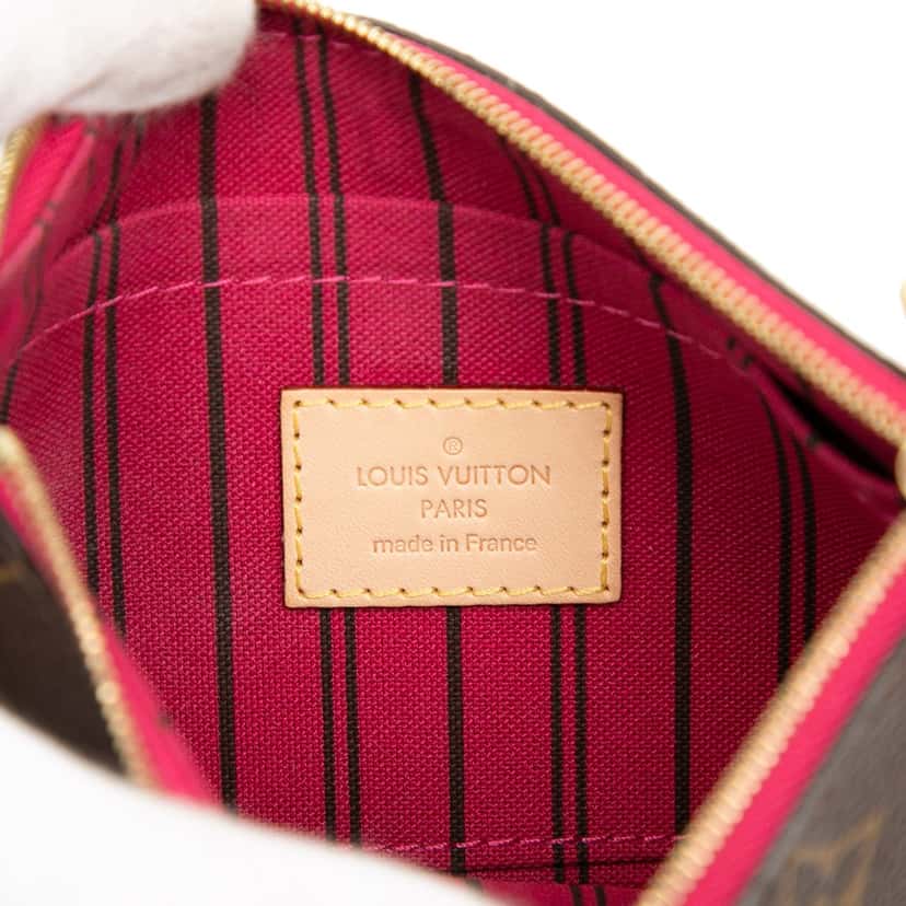 Louis Vuitton Monogram Neverfull Pouch PM Brown Very good condition - Box View