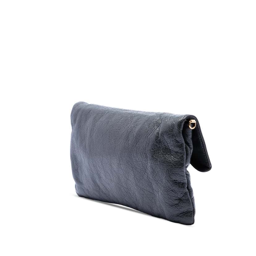 Balenciaga Lambskin Motocross Giant 12 Envelope Clutch With Strap Other Leather Very good condition - Back View
