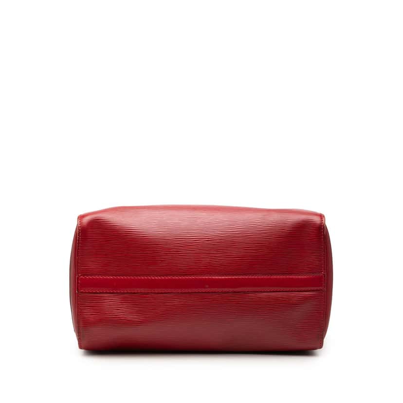 Louis Vuitton Epi Speedy 30 Red Leather Good condition - Inside View