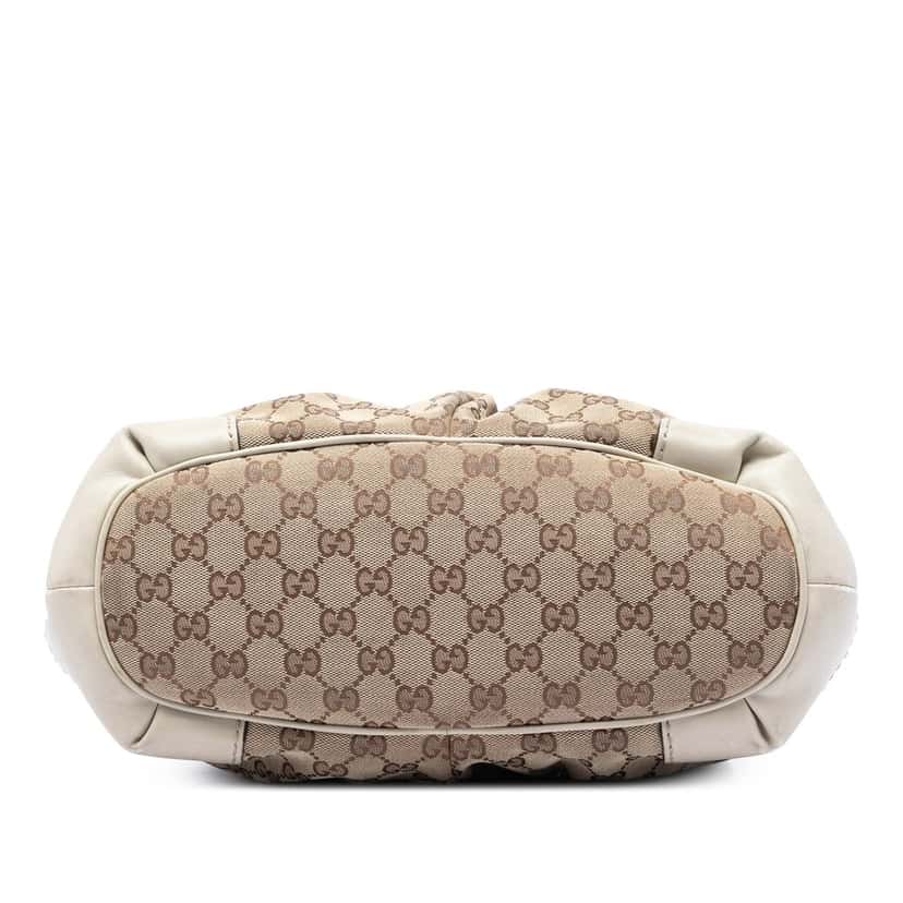 Gucci GG Canvas Sukey Satchel Beige Very good condition - Inside View