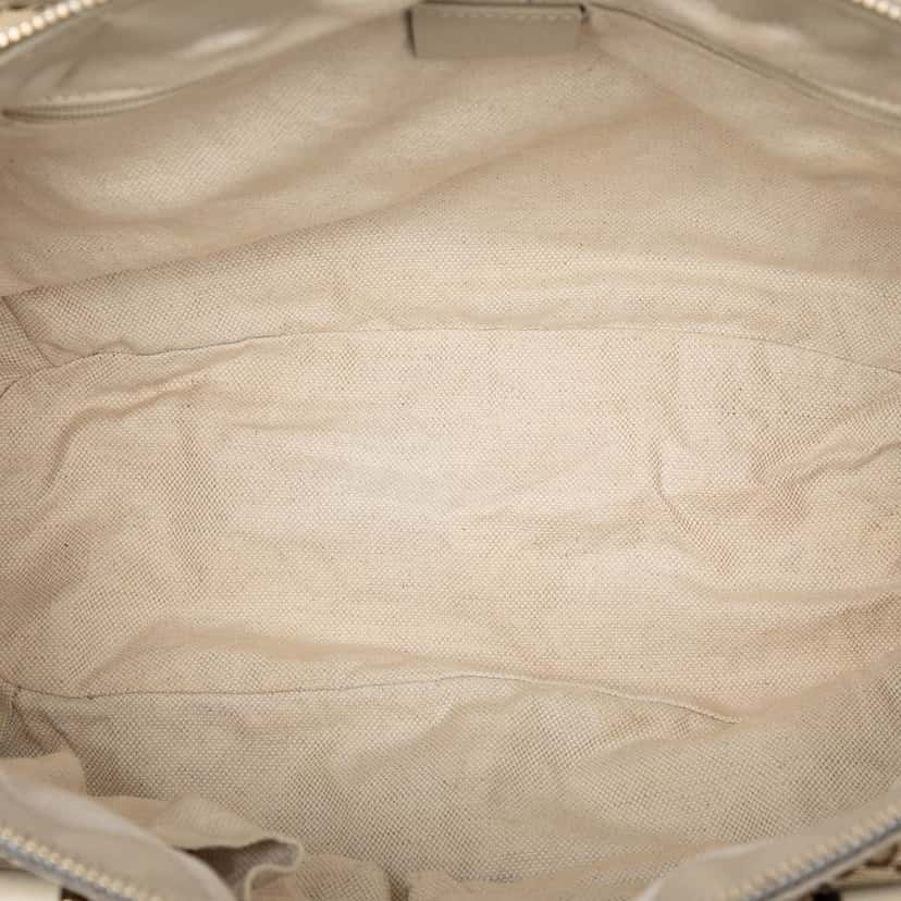 Gucci GG Canvas Sukey Satchel Beige Very good condition - Model View