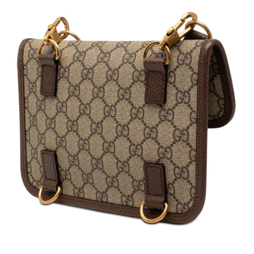 Gucci GG Supreme Neo Vintage Belt Bag Beige Very good condition - Back View