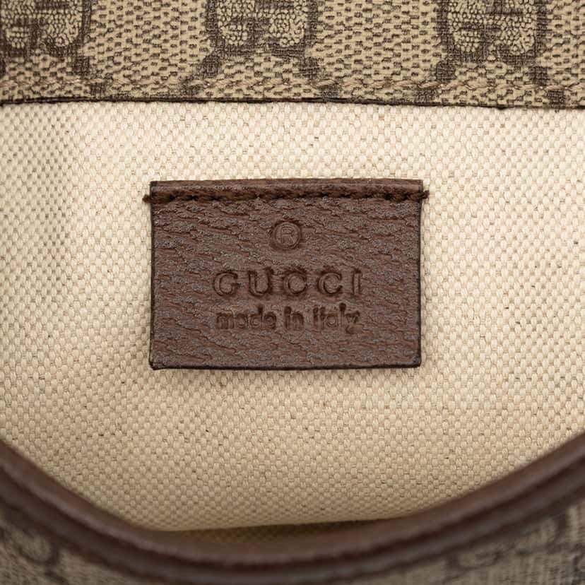 Gucci GG Supreme Neo Vintage Belt Bag Beige Very good condition - Box View