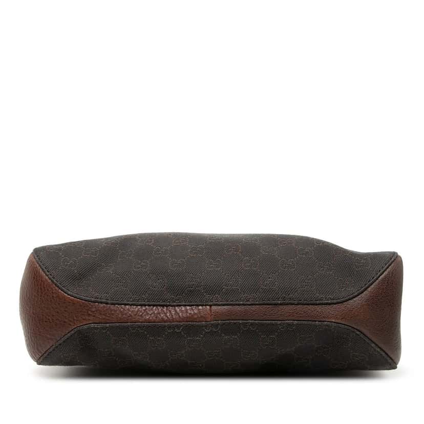 Gucci GG Denim Shoulder Bag Brown Very good condition - Inside View